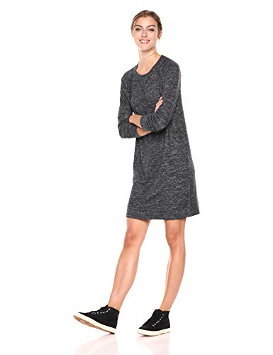 Book Cover Amazon Brand - Daily Ritual Women's Cozy Knit Raglan Sweatshirt Dress