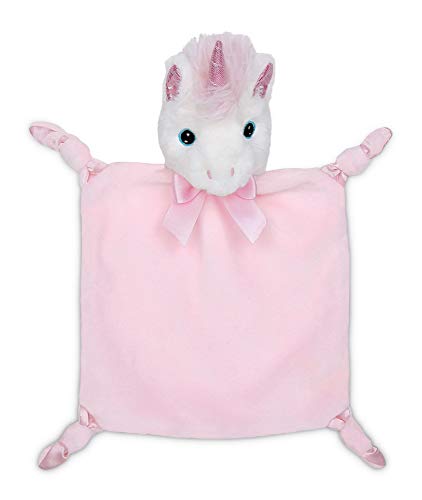 Book Cover Bearington Baby Wee Dreamer, Small Unicorn Stuffed Animal Lovey Security Blanket, 8
