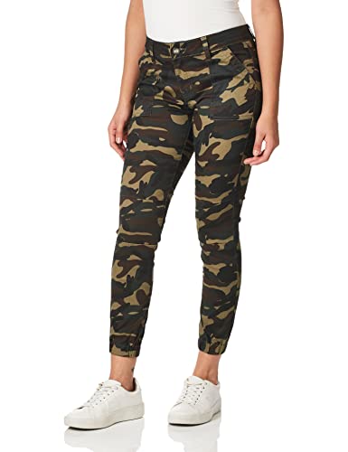 Book Cover COVER GIRL Women's Camo Print Skinny Jeans Joggers Cargo Lace Leg