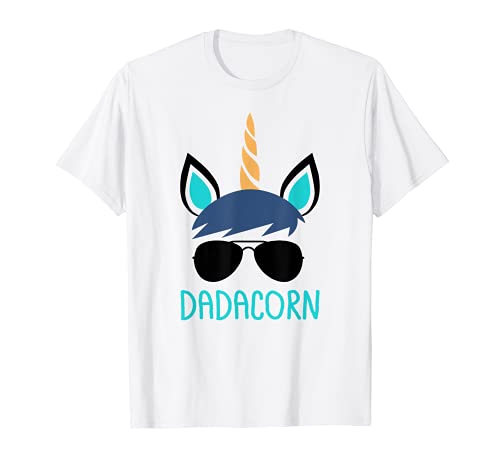 Book Cover Mens Dadacorn Unicorn Dad T-Shirt Father's Day Gift
