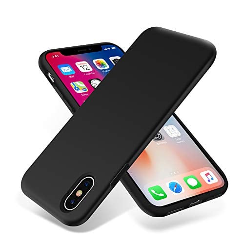 Book Cover OTOFLY Liquid Silicone Gel Rubber Full Body Protection Shockproof Case for iPhone Xs/iPhone Xï¼ŒAnti-Scratch&Fingerprint Basic-Casesï¼ŒCompatible with iPhone X/iPhone Xs 5.8 inch (2018)