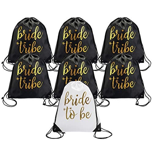 Book Cover Bride & Bride Tribe Drawstring Bags (7)
