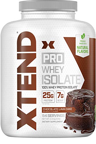 Book Cover Scivation Xtend Pro 100% Whey Protein Isolate Powder with 7g BCAA & Natural Flavors, Keto Friendly, Gluten Free Low Carb Low Fat Protein Powder, Chocolate Lava Cake, 5 lbs