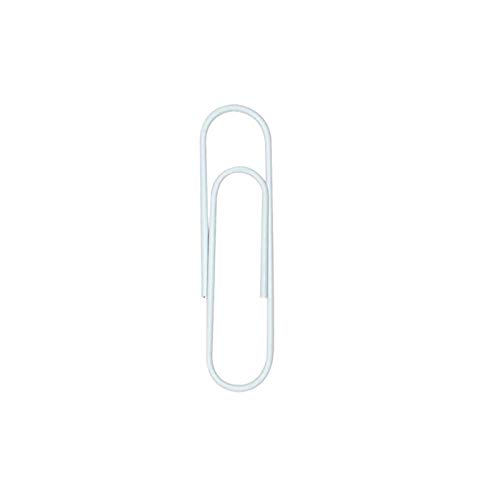 Book Cover Corner Cabin 50 Pack Large Jumbo Paper Clips Paper Clips 4 Inches- Assorted Color 100mm Office Supply Accessories - Cute Paper Needle - Multicoloured Bookmark(Milk White)