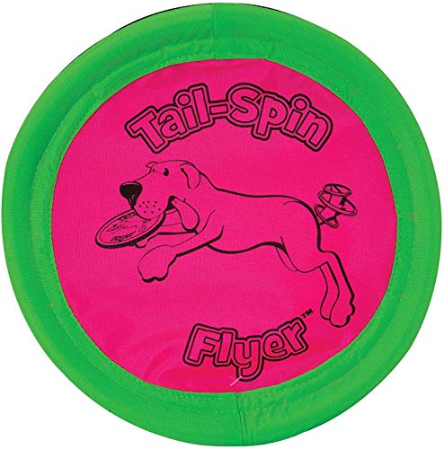 Book Cover Booda 3 Pack of Tail-Spin Flyer Dog Toys, 10-Inch