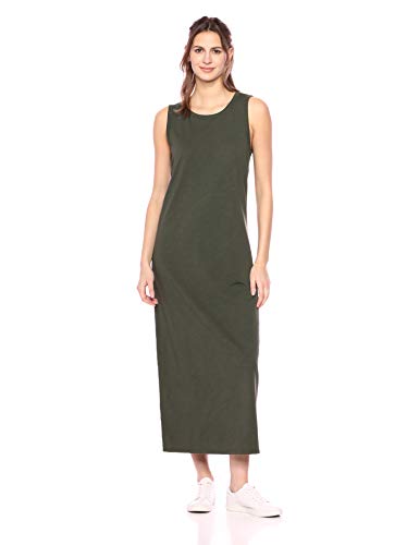 Book Cover Amazon Brand - Daily Ritual Women's Lived-in Cotton Sleeveless Maxi Dress