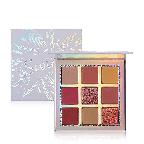Book Cover Charmcode 15 Colors High Pigmented Eyeshadow Palette Shimmer Matte Glitter Duo Chrome Metallic Shades Pressed Pearls Eye Shadow Makeup Set  (Swing)