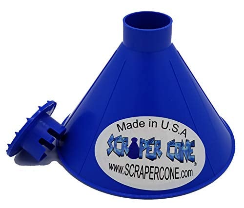Book Cover SCRAPER CONE®️ The Original Ice Scraper, Snow Removal Made in The USA Magical Frost Removal Funnel Shaped Cleaning Tool Car Windshield Deicer Magic Scrapers Instascrape round snow shovel brush