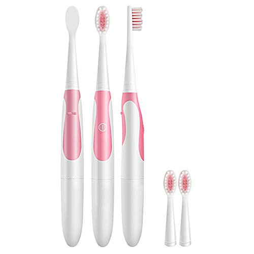 Book Cover IEnkidu Sonic Electric Toothbrush Waterproof Whitening Prevent Tooth Decay Removes Plaque with 2 Extra Replacement Brush Heads 4 Colors