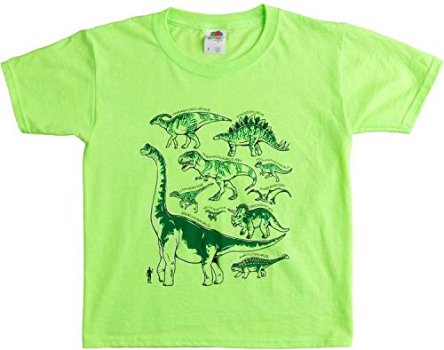 Book Cover Dinosaur Species | Cool Dino Fan T-rex Raptor Boy Girl Party Child Kid's T-Shirt