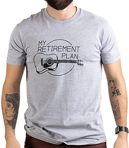 Book Cover My Retirement Plan (Guitar) | Funny Music Musician Humor Men Women Joke T-Shirt