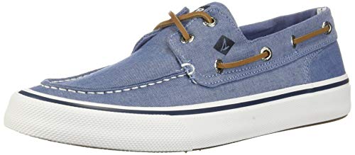 Book Cover Sperry Men's, Bahama II Boat Shoe Navy White 10 M