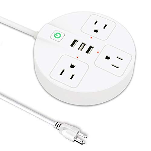 Book Cover YAGALA Smart Power Strip, WiFi Surge Protector with Switch Control, 3 Individually Controlled Smart AC Plugs & 3 USB Fast Charging Ports, Compatible with Alexa and Google Home Voice Control