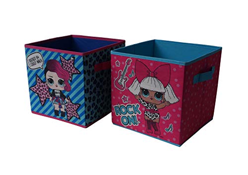 Book Cover Idea Nuova LOL Surprise Set of 2 Durable Storage Cubes with Handles