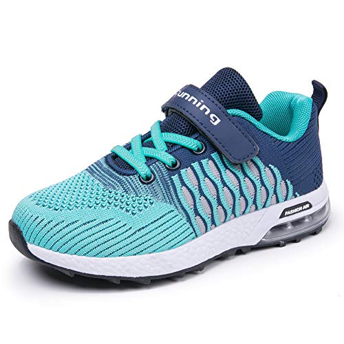 Book Cover JARLIF Kids Sneakers Ultra Breathable Tennis Air Trail Athletic Running Shoes for Girls Boys