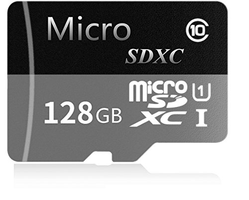 Book Cover Micro SD Card 128GB, ATTUS Micro SDHC Class 10 High Speed Memory Card for Phone, Tablet and PCs with Adapter