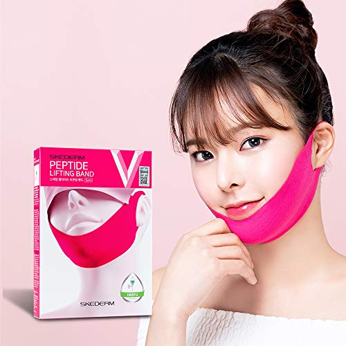 Book Cover SKEDERM Peptide Facial Lifting Band Mask for Slimmer Chin