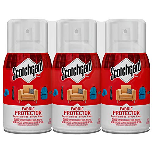 Book Cover Scotchgard Fabric & Upholstery Protector, 3 Cans/6 Ounces per Can (18 Ounces Total)