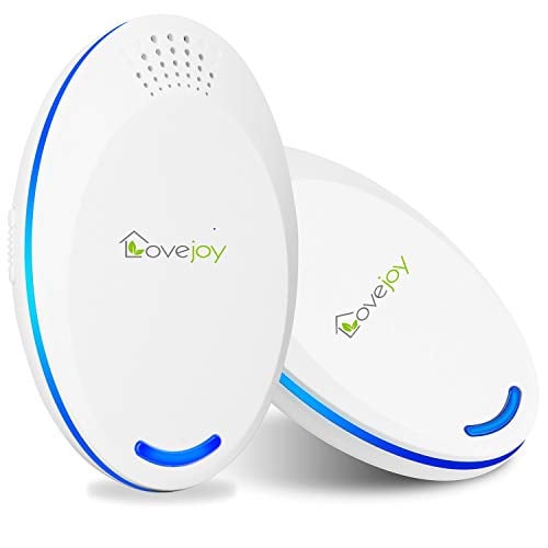 Book Cover Lovejoy Ultrasonic Pest Repeller-Electronic Plug in Repellent Indoor for Fleas, Insects, Mosquitoes, Mice, Spiders, Ants, Rats, Roaches, Bed Bugs - Human and Pet Safe Pest Control(White,Pack of 2)