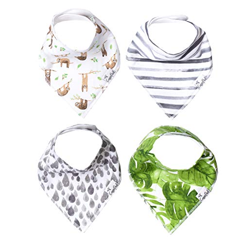 Book Cover Copper Pearl Baby Bandana Drool Bibs for Drooling and Teething 4 Pack Gift Set “Noah