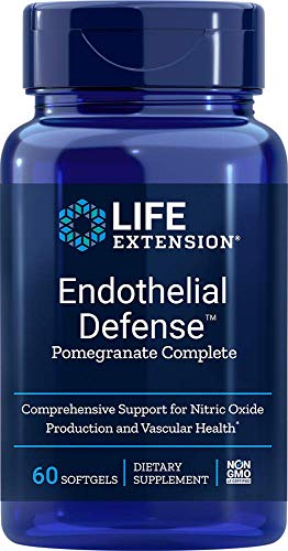 Book Cover Life Extension Endothelial Defense, Pomegranate Complete, 60 softgels, 02097