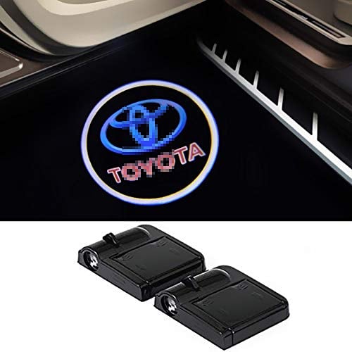 Book Cover 2 Pcs Wireless Car Door Led Welcome Laser Projector For Toyota (all models)