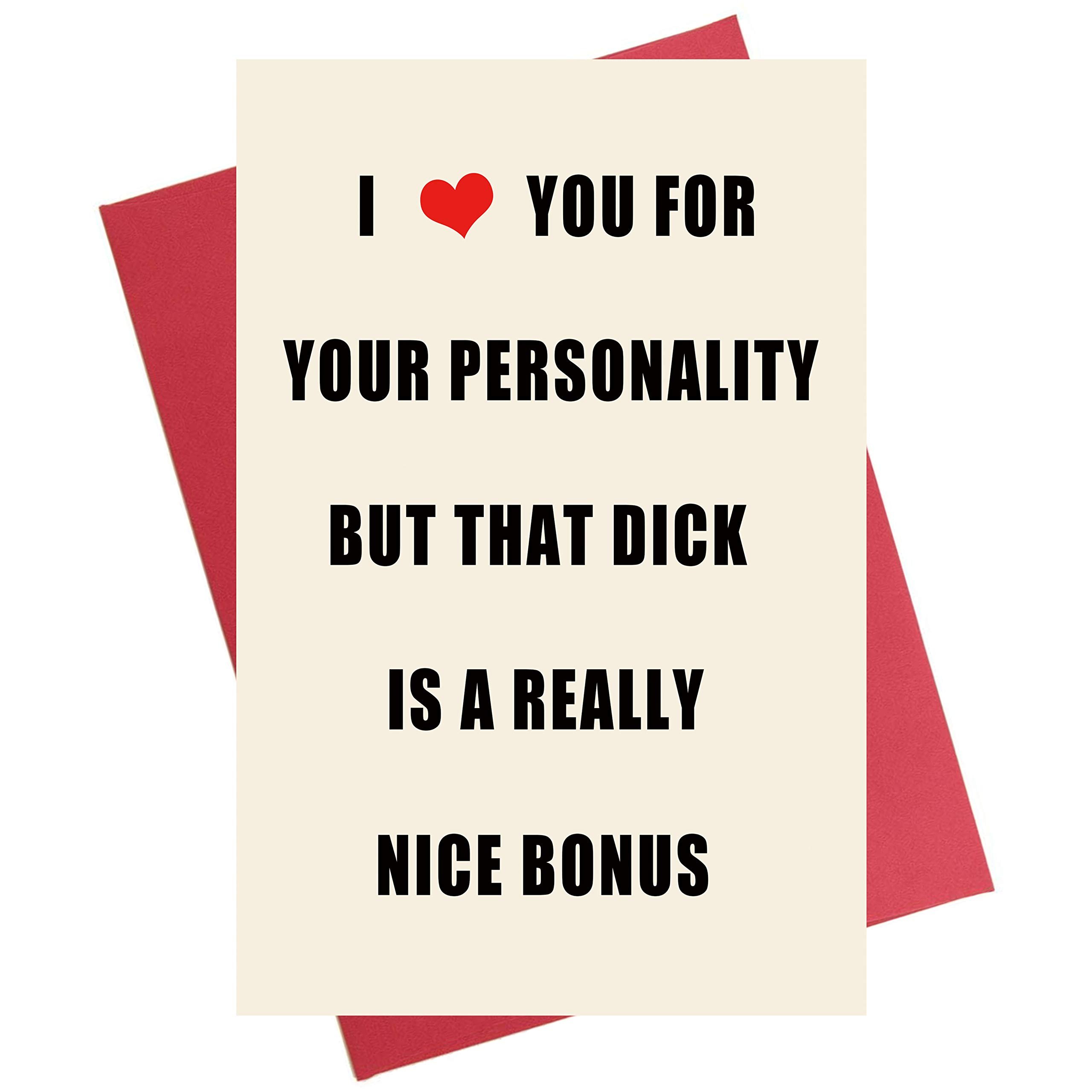 Book Cover Naughty Anniversary Card | Rude Funny Birthday Card for Boyfriend, Husband, Him, Funny Love Card from Wife…