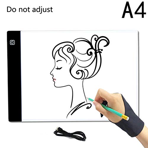 Book Cover Tinffy Ultra-Thin Portable LED Copy Station Painting Board Art Tools Sk Graphics Tablets