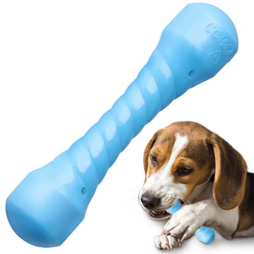 Book Cover ucho Chew Dog Toys for Aggressive Chewers, Best Indestructible Tough Rubber Dog Chew Toys for Medium and Large Chewers Perfects for Interactive & Training & Cleaning Teeth