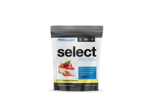 Book Cover PEScience Select Low Carb Protein Powder, Strawberry Cheesecake, 5 Serving, Keto Friendly and Gluten Free