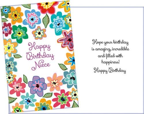 Book Cover Prime Greetings Happy Birthday Card Niece