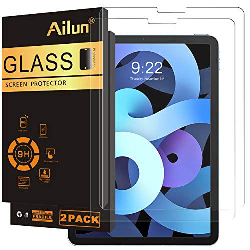 Book Cover Ailun Screen Protector Compatible with iPad Pro 11 inch Display (2018),[2Pack],2.5D Tempered Glass,Face ID Compatible[Apple Pencil Compatible] Anti-Scratch,Case Friendly-Siania
