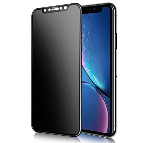 Book Cover TECHO Privacy Screen Protector Compatible with iPhone XR (6.1