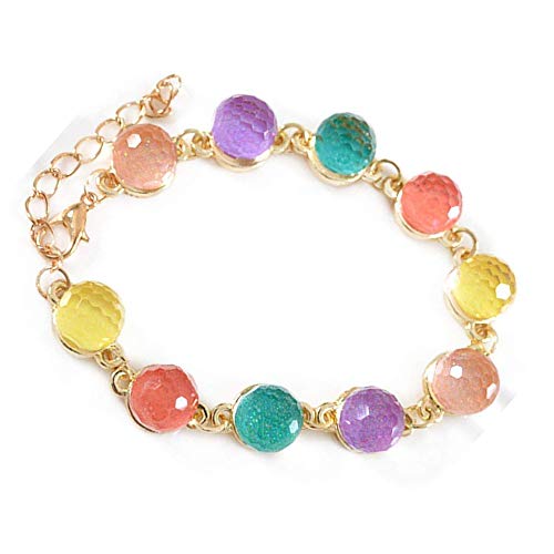 Book Cover Xeminor Stockton Transparent Color Candies Crystal Ball Bracelets Bracelets Women Jewelry Accessories