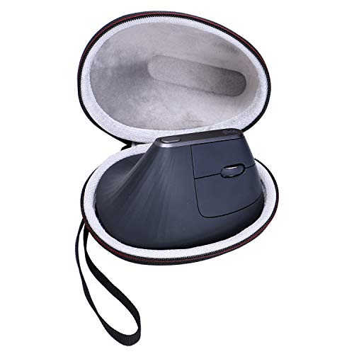 Book Cover LTGEM EVA Hard Case for Logitech MX Vertical Advanced Ergonomic Mouse - Travel Protective Carrying Storage Bag