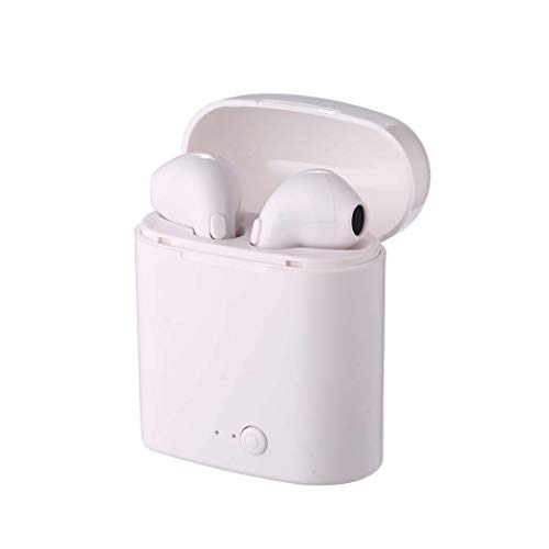 Book Cover Roseni General Stereo in-Ear Earphones Earbuds Handsfree Bluetooth Sport Wireless Headset (White)