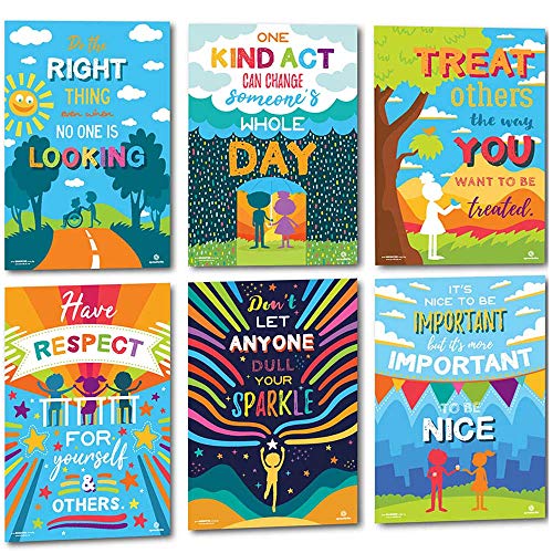 Book Cover Sproutbrite Classroom Kindness Posters for Decorations - Inspiration Growth Mindset and Empathy for Teacher and Students
