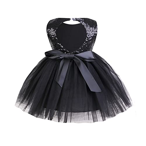 Book Cover YOUNGER TREE Toddler Baby Girls Dress Sleeveless Sequins Party Dresses Princess Lace Tulle Tutu Dress