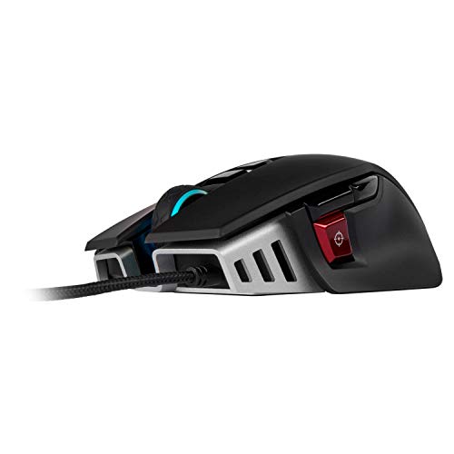 Book Cover Corsair M65 RGB Elite â€“ Wired FPS and MOBA Gaming Mouse â€“ Adjustable Weight and Balance â€“ Durable Aluminum Frame â€“ 18,000 DPI Optical Sensor , Black
