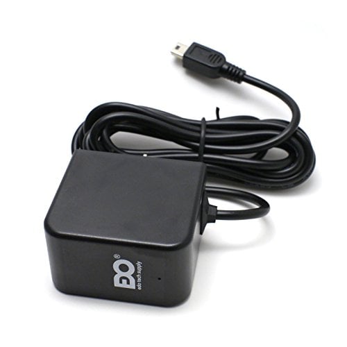 Book Cover EDO Tech AC Adapter USB Wall Charger for Garmin Drive 60lm 51lm 61lm DriveTrack 71 DriveSmart 51 61 LMT-s 70lmt DriveAssist 51lmt-s DriveLuxe Dezl 570 LMT 580lmt-s GPS Navigator (6.5 Ft Long Cable)