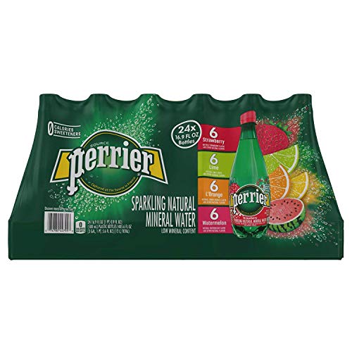 Book Cover Perrier Sparkling Natural Mineral Water, (Assorted Flavors, 16.9 Fl. Oz (Pack of 24))