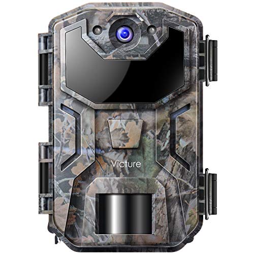 Book Cover Victure Trail Game Camera 20MP 1080P Full HD with Night Vision Motion Activated Waterproof IP66 Wildlife Trap Camera No Glow Infrared with for Hunting and Wildlife Watching
