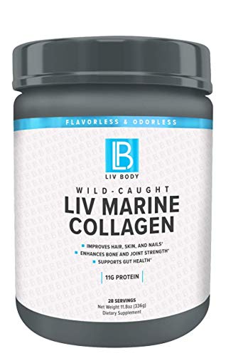 Book Cover LIV Body | LIV Marine Collagen | 11g of Protein | Improves Hair, Skin, Nails & Enhances Bone and Joint Strength