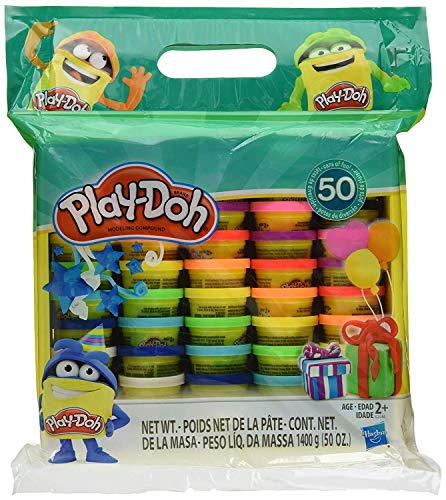 Book Cover Play-Doh Modeling Compound 50- Value Pack Case of Colors , Non-Toxic , Assorted Colors , 1-Ounce Cans