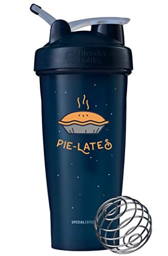 Book Cover BlenderBottle Just for Fun Classic Shaker Bottle Perfect for Protein Shakes and Pre Workout, 28-Ounce, Pie Lates