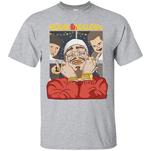 Book Cover TeePowers Home Malone Funny Home Alone Christmas Movie Unisex T-Shirt