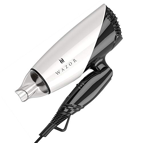 Book Cover MHU Professional Dual Voltage 1875 Watts Dual Purpose For Travel And Home Using Hair Dryer Hair Dryer Folding Handle For Tourmaline Ceramic Dc Motor Blow Dryer Lightweight With Concentrator