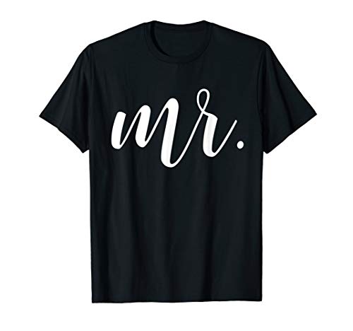 Book Cover Mens Mr Tshirt. Tee. Shirt. Mrs Tshirt Set. Just Married.