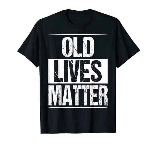 Book Cover Old Lives Matter 40th 50th 60th Birthday Gifts For Men Women T-Shirt
