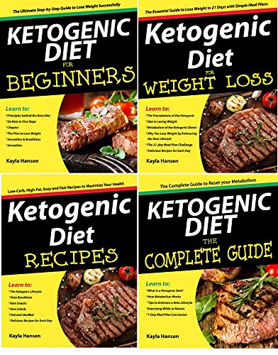 Book Cover Keto Meal Prep: 4 manuscripts - Ketogenic Diet for Beginners, Ketogenic Diet for Weight Loss, Ketogenic Diet The Complete Guide, Ketogenic Diet Recipes